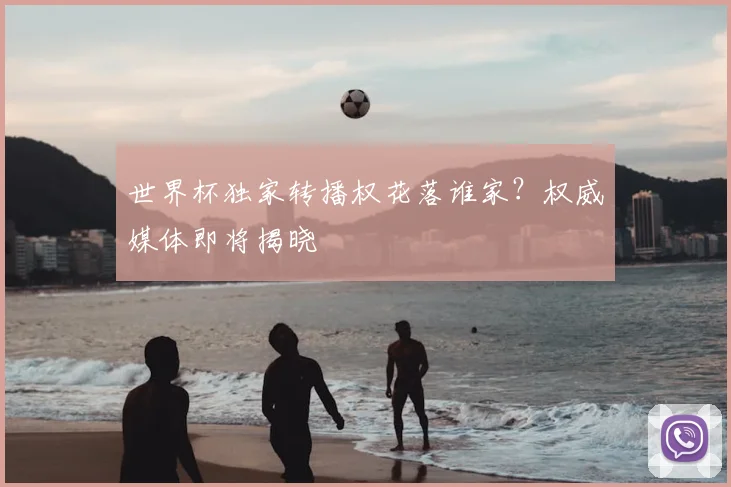 世界杯独家转播权花落谁家?权威媒体即将揭晓