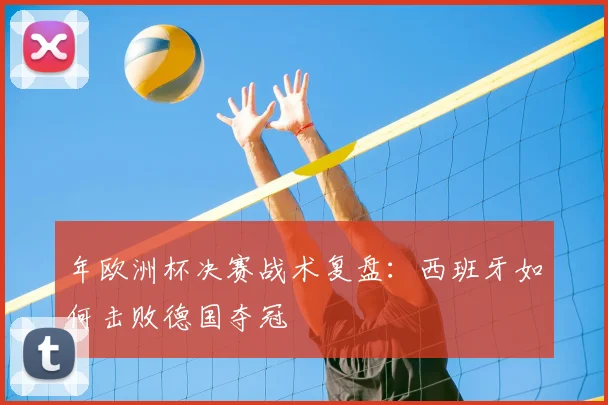 年欧洲杯决赛战术复盘：西班牙如何击败德国夺冠